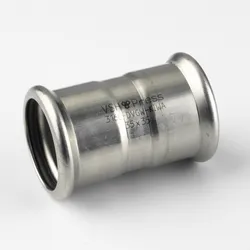 Manchon à sertir inox, 15mm, FF, eau potable, VSH XPress Inox R2701